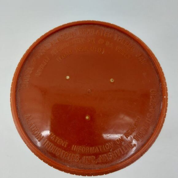 Aladdin Thermos 7000 Insulated Thermo Jar Hot/Cold Orange - Picture 4 of 7